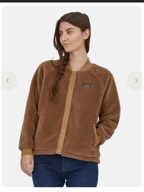 Women's Recycled Sherpa Bomber Jacket